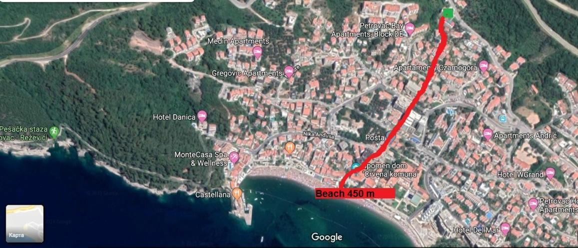 Apartment Green House Petrovac 외부 사진